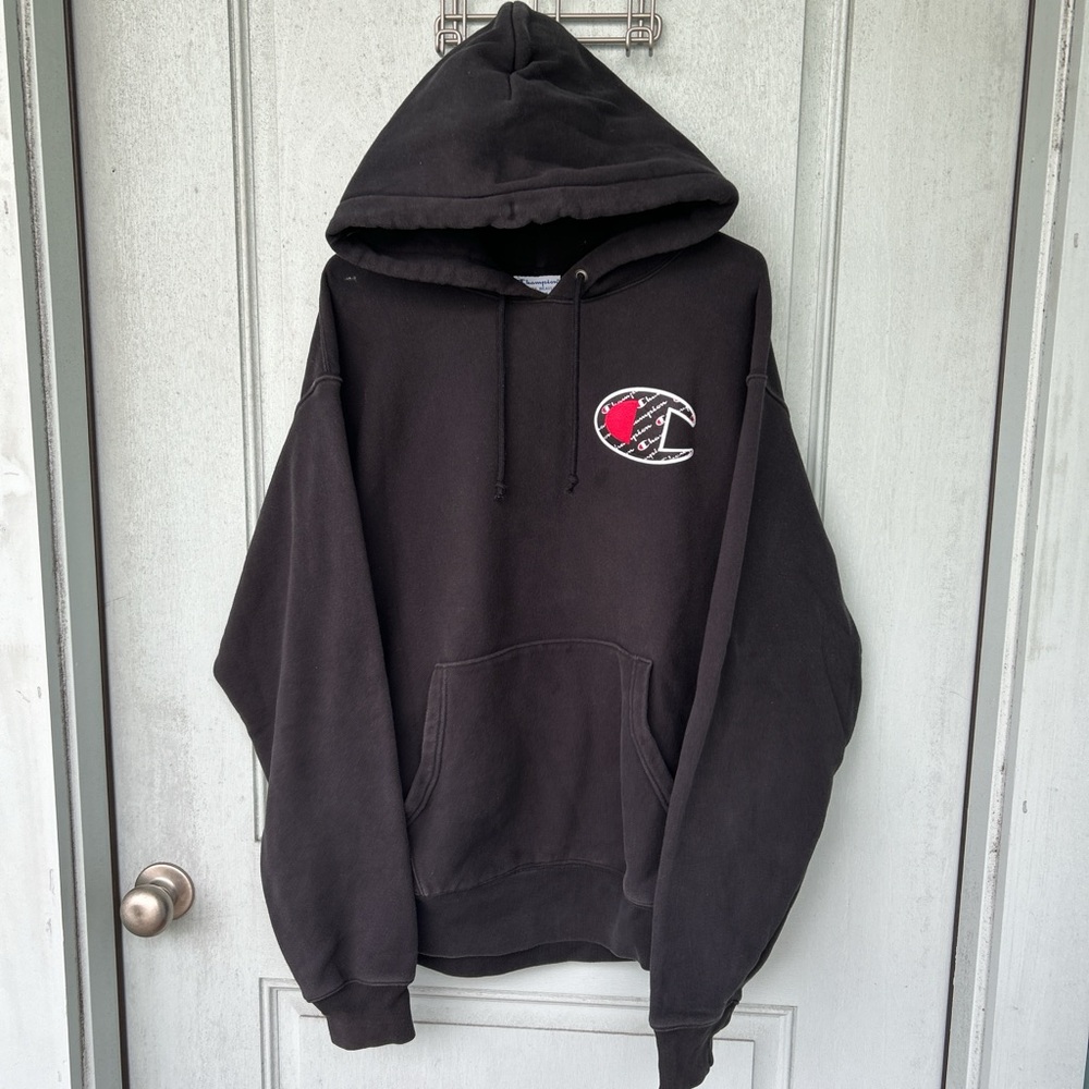 Champion Black Pullover Hoodie